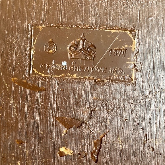 ♥️Seaside Shore 3D Foam Mold Wall Hanging by Crown Creative Ind. 1971 Vintage - Picture 7 of 8